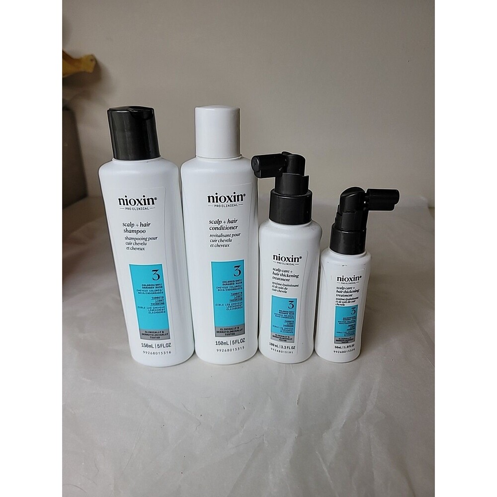 Nioxin Hair Care Kit System 3 (All 4 Bottles)
